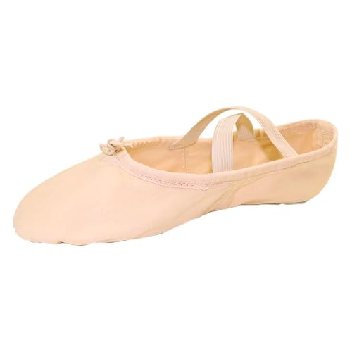 Image of Danzcue Adult Split Sole Canvas Ballet Slipper