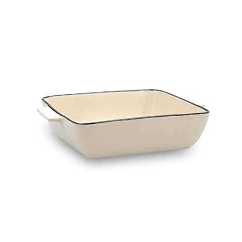 Quid Cocco Cazuela Cuadrada Gres Horno 20x 16,5X 27cm Loza Apto Microondas Apto Horno