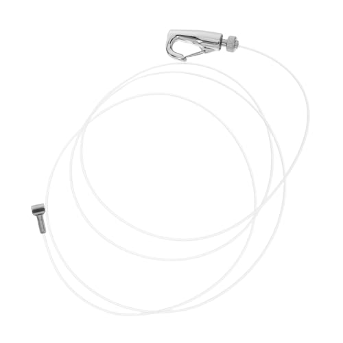 Angoily Sistema de Colgado para Cuadros Ajustable de Acero Inoxidable con Cuerda de Nylon Reforzada de Soporte Resistente para Marcos Pinturas y Espejos Instalación Rápida y Versátil