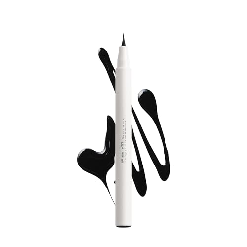 r.e.m. beauty At the Borderline Eyeliner Marker Waterproof, Long-Wearing Precision Felt Tip Eyeliner Pen for Bold Graphic & Cat Eye Looks Smudge-Proof, Vegan & Cruelty-Free