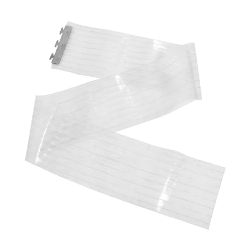 POPETPOP Rideau de Porte en Plastique à Lanières, Facile à Installer, Bloque Le Vent, pour Usage Domestique et Supermarchés, Matériau Plastique Solide