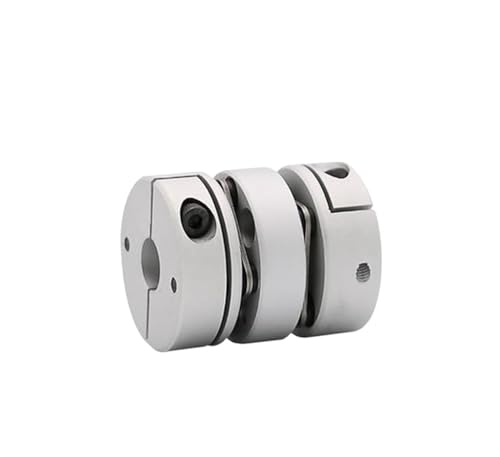 Rigid coupling,Stainless steel rigid coupling 1pcs D35L45 Aluminum Alloy Double Diaphragm Top Wire Shaft Couplings(6-8)
