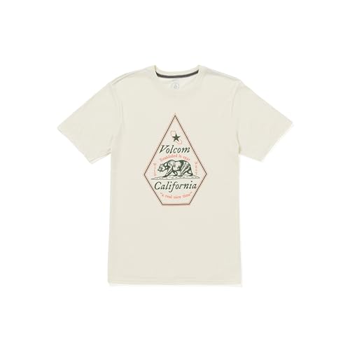 T-shirt Volcom Calinice Time homme manches courtes haut californien respirant chiné