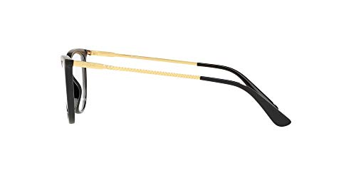 Vogue Eyewear Women's Vo5239 Cat Eye Prescription Eyeglass Frames, Black/Demo Lens, 52 Mm #TOP3