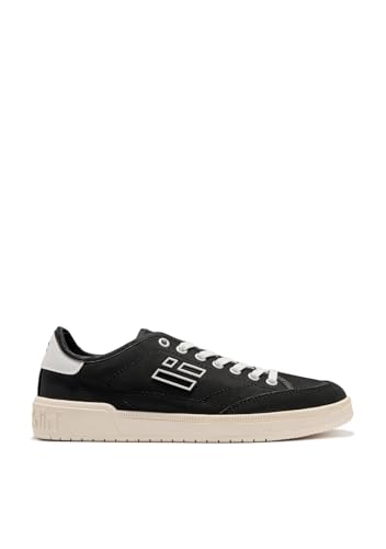 D.Franklin Zapatillas Unisex Modelo Rebel Nylon Negro - Zapatillas de Vestir Unisex - Moda Casual - Talla (43)