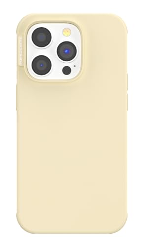 Image of PopSockets iPhone 14 Pro Phone Case with MagSafe, Wireless Charging Compatible, Yellow - Mist