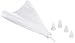 IBILI 756300 Décorateur 4 Douilles (Blister), Plastique, Blanc, 22.0 x 17.0 x 7.0 cm