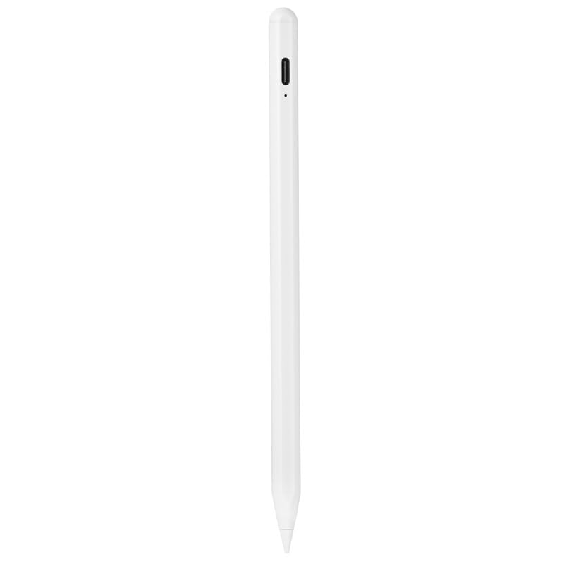 Stylet haute sensibilité tactile blanc avec batterie rechargeable USB pour téléphone