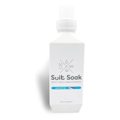 TRISWIM Suit Soak Wetsuit Cleaner 32 oz | Gentle Detergent for Swim Suits, Tech Suits, and Neoprene Wetsuits | Keep Your Swimsuit Clean, Fresh, and Lasting Longer Cover