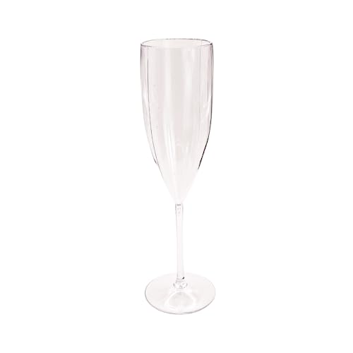 50 Taças de Champanhe de Acrílico 150 Ml