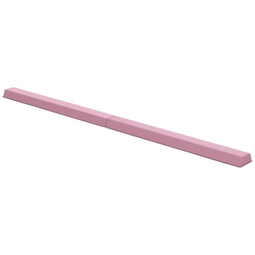 SPORTNOW Viga de Equilibrio Plegable 236cm para niños 3+ 80kg Rosa