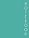 Produktbild Notebook: Seafoam (Vertical Series) Plain Lined Notebook, One Subject Notebook, Daily Journal Notebook, Basic Aqua Notebook, Large Composition Notebook College Ruled, 8.5" x 11"