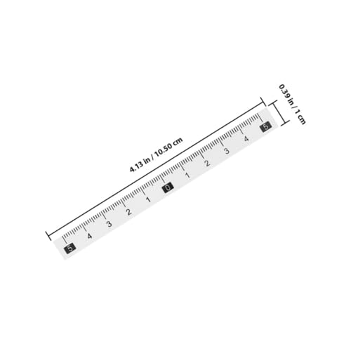 2 Sets Cinta Métrica Adhesiva Impermeable PRETYZOOM miniatura 2