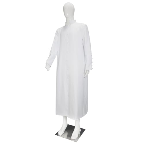 Men's Cassock Robe Church Long Robe Choir Minister Clergy Pulpit Liturgical Multicolored Uniform3