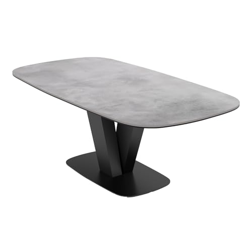 Image of Wakefit Falafel Dining Table - 6 Seater Marble Finish Top