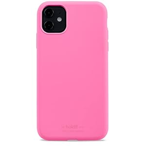 Holdit Siliconen Hoesje iPhone 11 (6,1″) – 0,8mm Ultra thin Silicone Case – Volledige bescherming en Bescherming voor de cameralenzen – Gripvriendelijk oppervlak – Bright Pink
