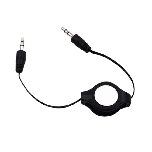 Cable auxiliar 3.5mm retráctil de 80cm miniatura 1
