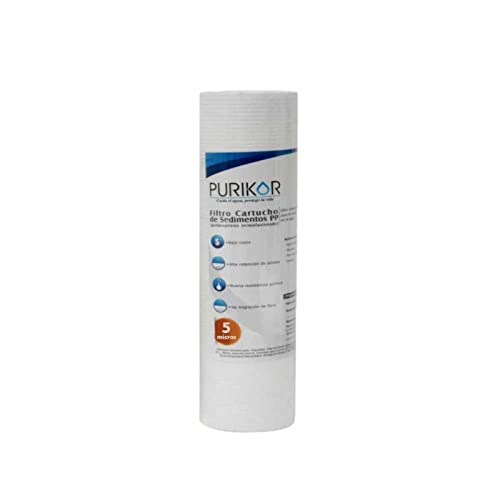 Listado de Cartuchos de filtrado para el agua que Puedes Comprar On-line. 48 Filtro Purikor cartucho de polipropileno termofusionado, Flujo nominal de 2-8 gpm, 2.5' X 10' (PKCPP2.5X10X5)