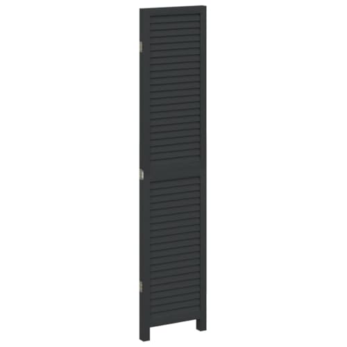 Paravent 3 pièces noir : solution contre le vis-à-vis en intérieur - 5
