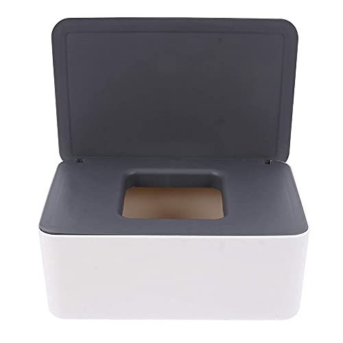 Estuche para Toallitas Húmedas, Dispensador de Toallitas Humedas, Caja de Almacenamiento de Pañuelos con Tapa, Toallitas Dispensador, para Oficina en Casa