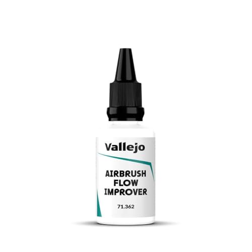 Vallejo Airbrush Flow Improver, Enhances Paint Flow for Airbrushing, 32 ml, Ideal for Smooth Application and Detail Work
