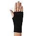 Fascia Elastica Mano Polso, Supporto per Mano Polso, Supporto per Sport, Palestra, Lavoro, Adatto per Uomini e Donne, 2 Pezzi (nero)