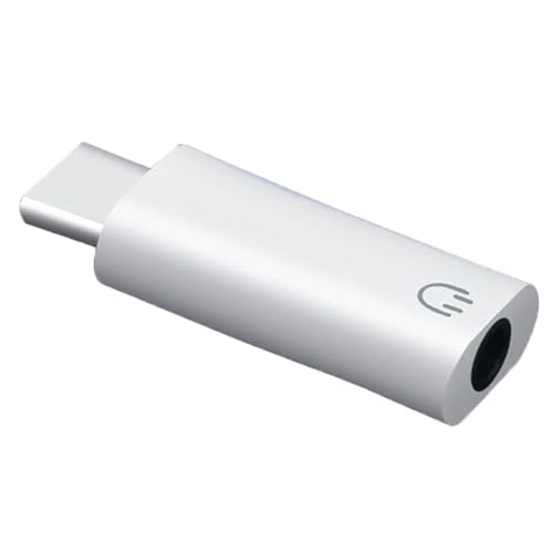 USB C to 3.5mm Headphone Jack Adapter, Audio to USB c Adapter,Type C to Aux Audio Dongle Compatible with iPhone 16 Pro Max 15 Pro Max, Samsung Galaxy S24 S23 S22, Pixel, iPad Pro, MacBook(1 Pack)