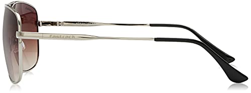 Fastrack Men Square non polarization Sunglasses (Brown_ M ) - Image 5