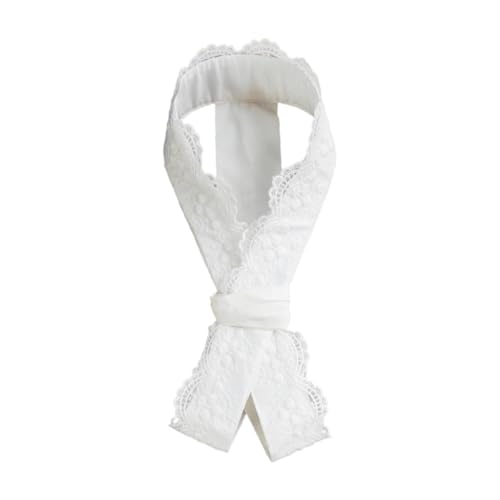 Japanese Kimono Collars Soft Lace Neck Wrap for Women Traditional Ceremony Outfit Accessory 45.28x2.36 inch- Type B