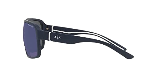 Image of Armani Exchange mens Ax4131su Universal Fit Square Sunglasses