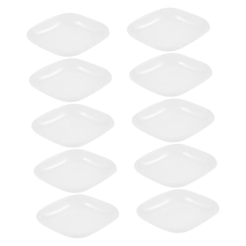 FUNOMOCYA Weighing Pans 10pcs Reusable Rhombic Weighing Trays Portable Sample Weighing Plates