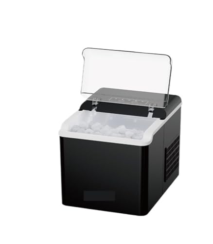 Máquina fabricadora de hielo portátil, con función de autolimpieza y producción diaria de hielo, incluye cesta para recoger hielo y asa, ideal para cocina, camping o RV miniatura 1