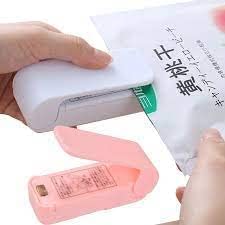 Eagle Enterprise 1PC Mini Handheld Sealer Heat Bag Sealer Sealing Machine Hand Pressure Heat Sealing Machine Handheld Plastic Bag Sealer Mini Food Sealer for Plastic Bags Food Saver Storage