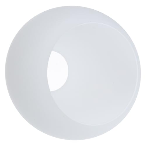 POPETPOP Pantalla Colgante de Cristal Esmerilado 138Mm Doble Orificio para Lámparas Colgantes y Candelabros, Cubierta de Globo Redonda para Iluminación en Espacios Residenciales