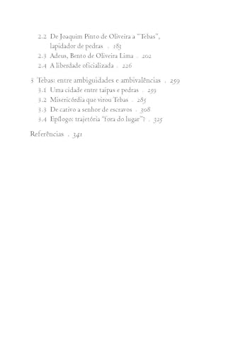 A trajetória de Joaquim Pinto de Oliveira, o Tebas: Trabalho, escravidão, autonomia e liberdade em S