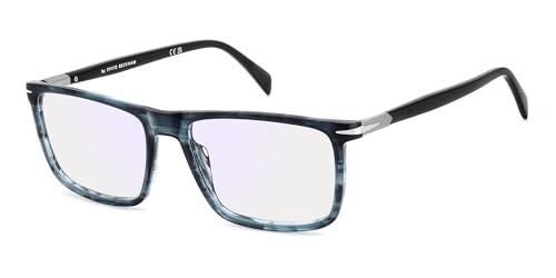 Lunettes David Beckham DB 1181 bleu horn 59 mm pour ne plus souffrir du nez