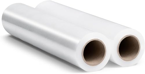 RAGO® Film Transparente para Embalar 2 unidades 150m I Rollos de Plastico 900g I Film para Embalar I 7,5 x 7,5 x 40 cm I Papel film I Rollos de Plastico para Embalar 0,9 Kg RAGO® Film Transparente para Embalar 2 unidades 150m I Rollos de Plastico 900g I Film para Embalar I 7,5 x 7,5 x 40 cm I Papel film I Rollos de Plastico para Embalar 0,9 Kg