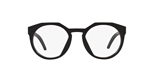 Oakley Mens Ox8139 Hstn Rx Round Prescription Eyewear Frames, Matte Black/Demo Lens, 50 mm