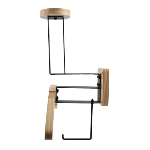 Support casque moto mural durable en alliage au design minimaliste - 3