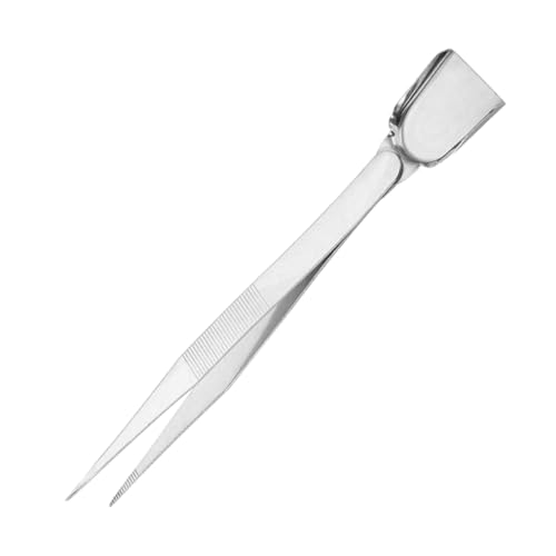 Gogogmee Jewelry Making Tweezers Scoop Compact Stainless Steel Tool for Precision Beading and Diamond Pickup