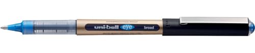 Stylo roller bleu uni-ball Eye UB-150-10 pour dessin écriture et coloriage zen