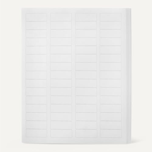 Image of Amazon Basics Printable Address Labels, White, 2 /3 inch x 1-3 /4 inch, 3000 Blank Mailing Labels