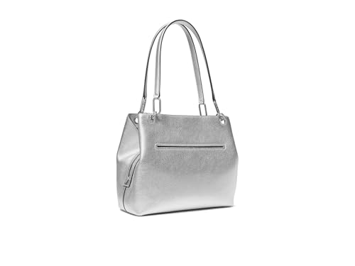 Michael Kors Womens Kensington Large Shoulder Tote, Silver, Large3
