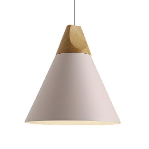 Lustre pour chambre et couloir suspension conique design métal E27