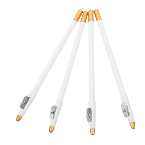 Ipetboom Juego De 4 Lápices Delineadores De Ojos Y Cejas Lápiz De Cejas Marca Registrada Herramienta De Maquillaje Lápiz Afilado Para Cejas Sacapuntas Lápiz En Polvo Para