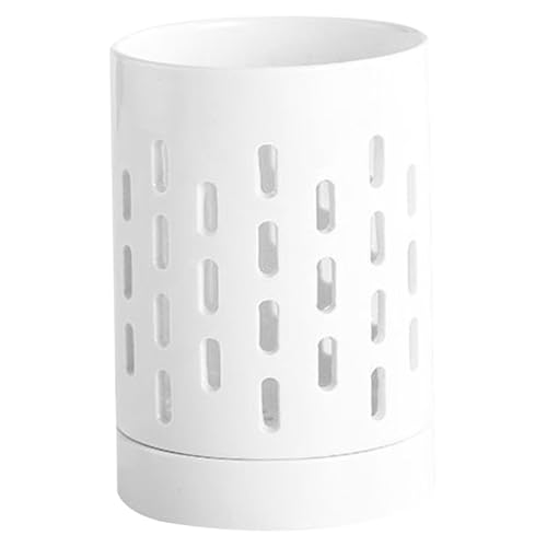 fkngcp Macetas de orquídeas con Agujeros de orquídea de 4 Pulgadas con Maceta de orquídea de 4 Pulgadas macetas de cerámica Hueca Transpirable para con platillo promueve la circulación de Aire de l