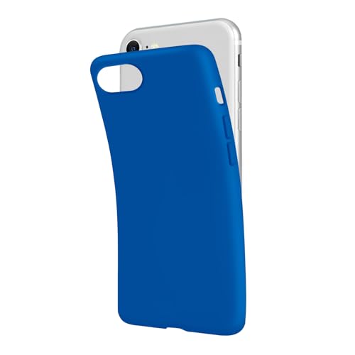 SBS Coque iPhone SE 2022/SE 2020/8/7 Bleu Pantone 2145C Etui Souple Souple Flexible Anti-Rayures Coque Mince Confortable à Tenir dans Votre Poche Housse...