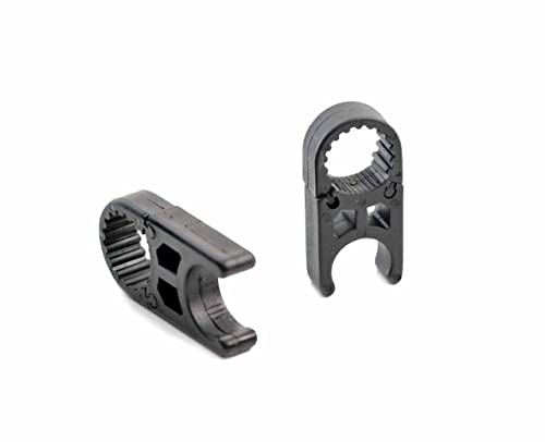 wellenshop 2 x Ø 25 mm Halteklammer Montageclip für Badeleiter