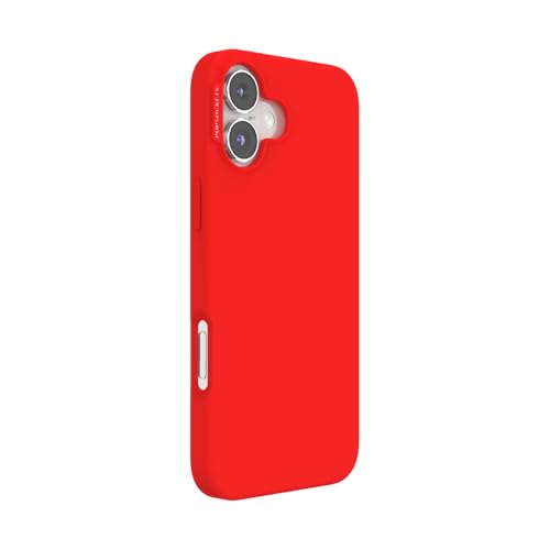 Image of POPSOCKETS iPhone 16 Plus Case Compatible with MagSafe, Phone Case for iPhone 16 Plus, Wireless Charging Compatible, Case Only - Rosso