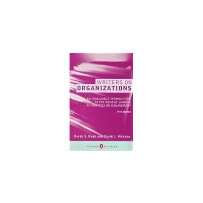 Writers On Organizations